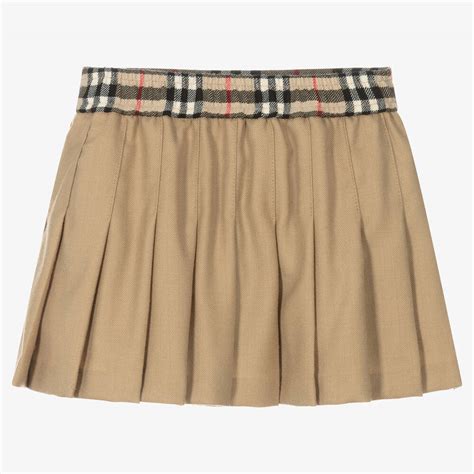 burberry buttoned skirt|Burberry skirt baby girl.